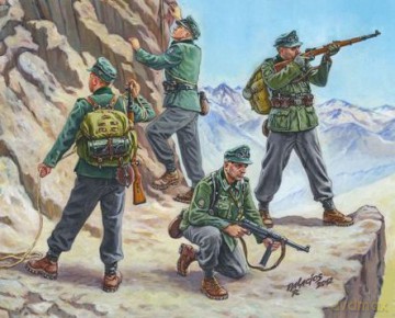 ZVEZDA German Gebirgsjager 19391943 6154 [MODELARSTWO]