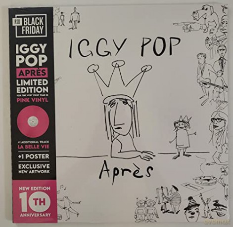 Lp-Iggy Pop-Apres-Ltd Pink Lp -Bf2022 [Winyl]