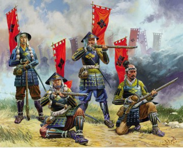 ZVEZDA Ashigaru with Arquebus 6402 [MODELARSTWO]