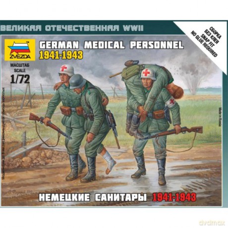 ZVEZDA German Medical Personnel 194143 6143 [MODELARSTWO]