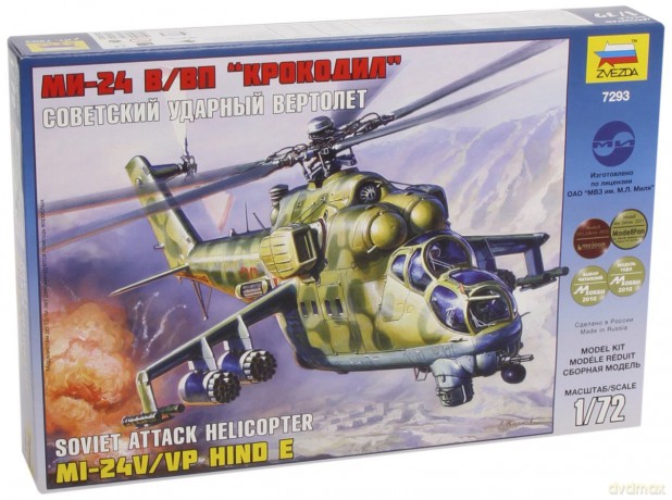 ZVEZDA MIL Mi24VVP Hind E 7293 [MODELARSTWO]