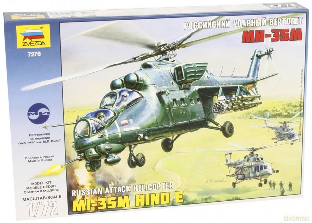 ZVEZDA MIL Mi35M Hind E 7276 [MODELARSTWO]