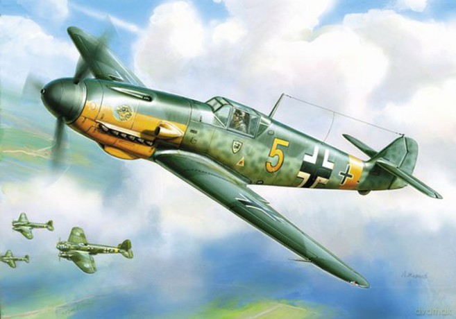 ZVEZDA German Fighter Messerschmitt 6116 [MODELARSTWO]