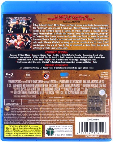 Any Given Sunday (Męska gra) [Blu-Ray]