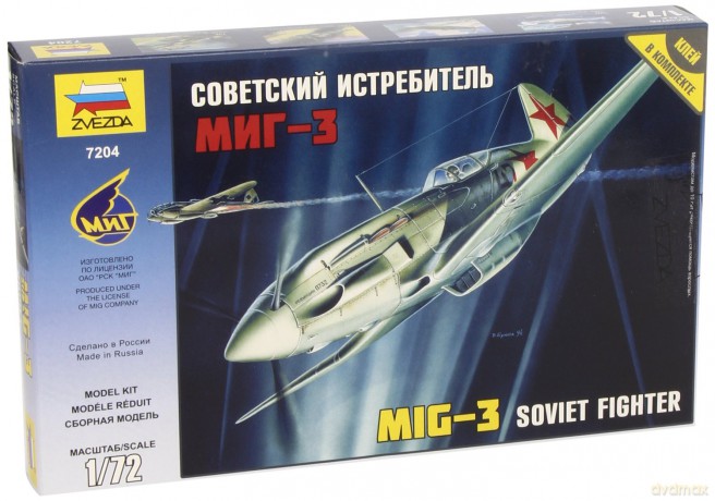 ZVEZDA MiG3 Soviet fighter 7204 [MODELARSTWO]