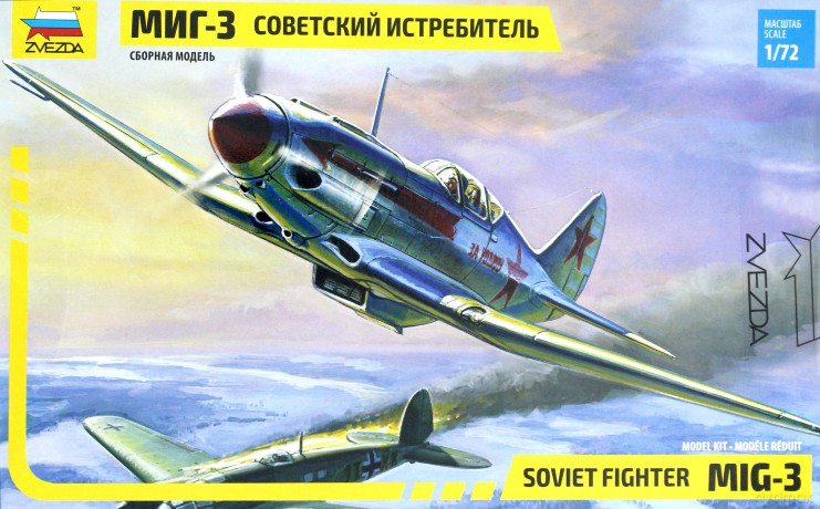 ZVEZDA MiG3 Soviet fighter 7204 [MODELARSTWO]