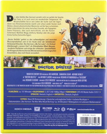 Doctor Dolittle (Doktor Dolittle) [Blu-Ray]