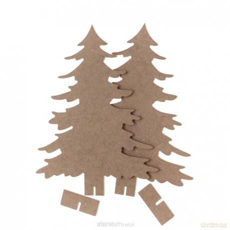 Baza MDF - choinki 20,5cm 2 szt