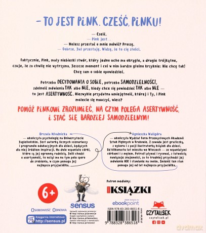 Bądź sobą, Pinku! Książka o asertywności i stawianiu granic - Urszula Młodnicka, Agnieszka Waligóra [KSIĄŻKA]