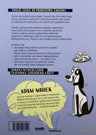 Bebechy, czyli ciało człowieka pod lupą - Adam Mirek [KSIĄŻKA]