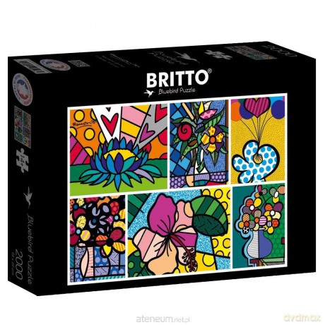BLUEBIRD 2000 el. Kwiaty, Romero Britto [PUZZLE]