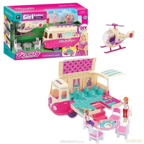 Bus z helikopterem