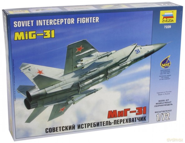 ZVEZDA MiG31 Soviet interceptor 7229 [MODELARSTWO]