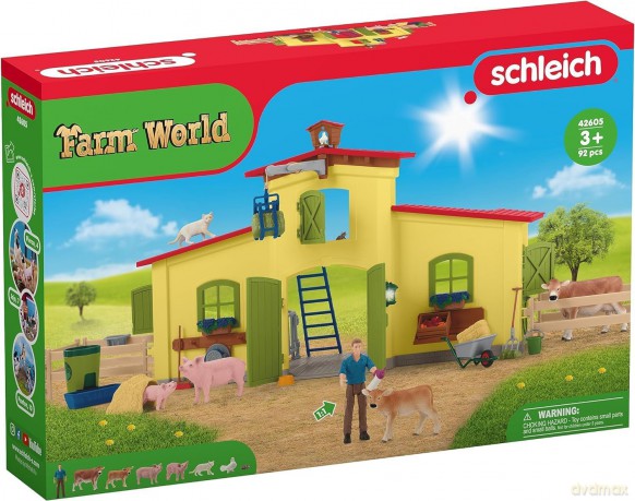 Duża farma ze zwierzętami i akcesoriami [FIGURKA]