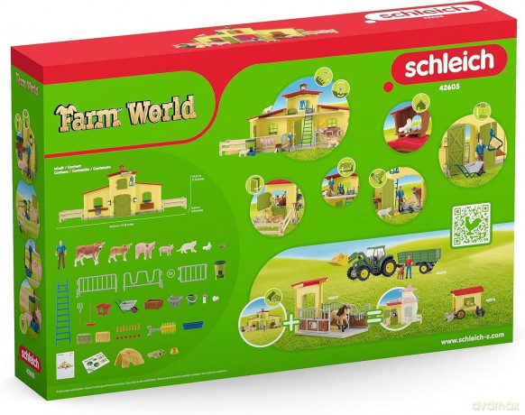 Duża farma ze zwierzętami i akcesoriami [FIGURKA]