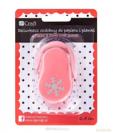 Dziurkacz ozdobny 2,5 cm śnieżynka 3