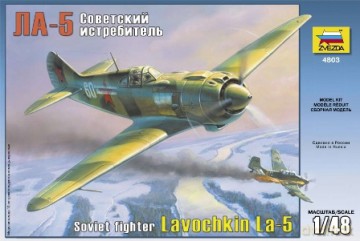 ZVEZDA Lavochkin LA5 Soviet Fighter 4803 [MODELARSTWO]