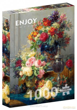 ENJOY 1000 el. Wiosenne kwiaty, Jean-Baptiste Robie [PUZZLE]