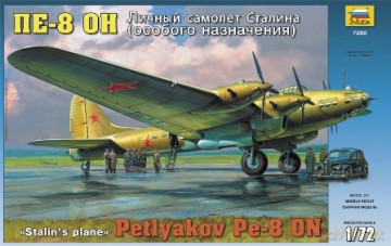 ZVEZDA Petlyakov Pe8 ON 7280 [MODELARSTWO]