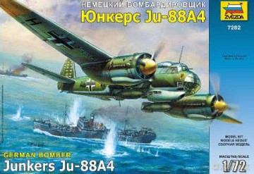 ZVEZDA Junkers Ju88 A4 7282 [MODELARSTWO]