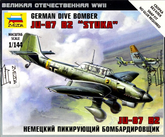 ZVEZDA Junkers Ju 87B2 6123 [MODELARSTWO]
