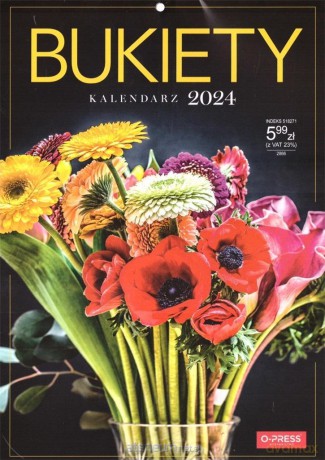 Kalendarz 2024 Bukiety [KALENDARZ]