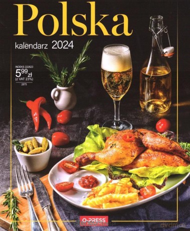 Kalendarz 2024 Kuchnia polska [KALENDARZ]