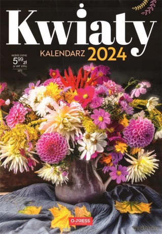 Kalendarz 2024 Kwiaty [KALENDARZ]