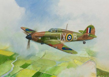 ZVEZDA British Fighter Hurricane Mk.I 6173 [MODELARSTWO]