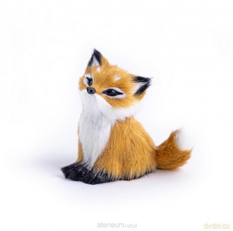 Lisek deko jasny brąz 7cm [FIGURKA]