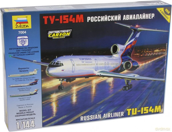 ZVEZDA TU154M Russian Airliner 7004 [MODELARSTWO]
