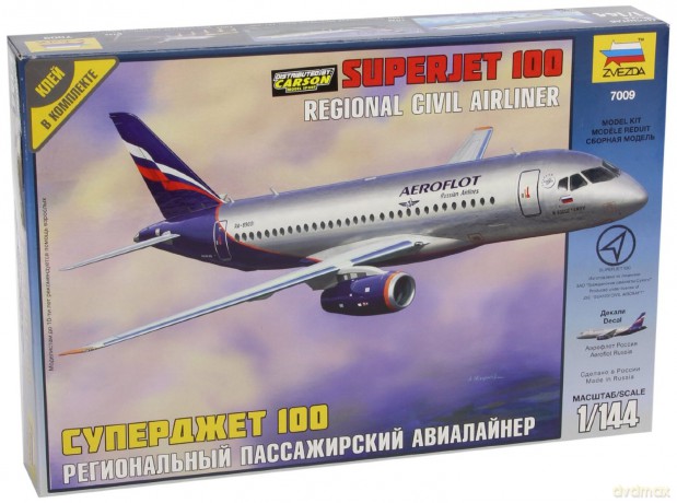 ZVEZDA Russian Suchoj Superjet 100 7009 [MODELARSTWO]