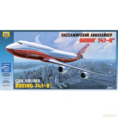 ZVEZDA Boening 7478 Civil Airliner 7010 [MODELARSTWO]