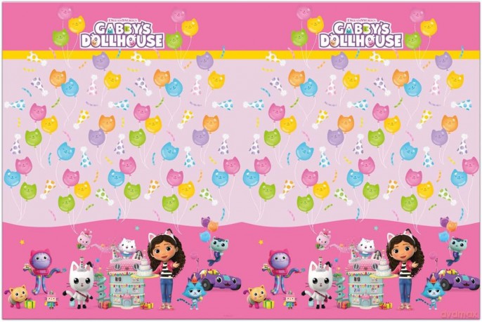 Obrus plastikowy Gabby's Dollhouse 120x180cm