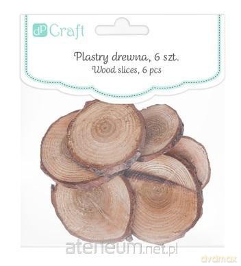 Plastry drewna 4-5cm 6szt