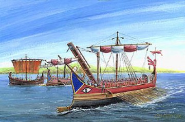 ZVEZDA Roman Trirema 8515 [MODELARSTWO]