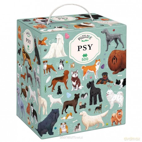 Puzzlove CzuCzu Psy 500 el. puzzle rodzinne [PUZZLE]