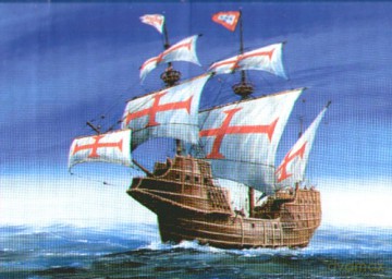 ZVEZDA Conquistadores Ship XVI Century 9008 [MODELARSTWO]