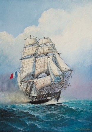 ZVEZDA French Frigate Archeon 9034 [MODELARSTWO]