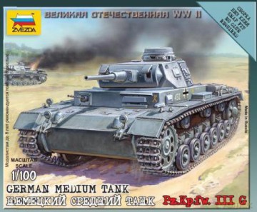 ZVEZDA German Medium Tank Pz.Kp.fw. III 6119 [MODELARSTWO]