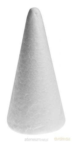 Stożki styropianowe 25cm 6szt