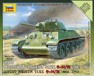 ZVEZDA Soviet Medium Tank T3476 Mod. 6101 [MODELARSTWO]