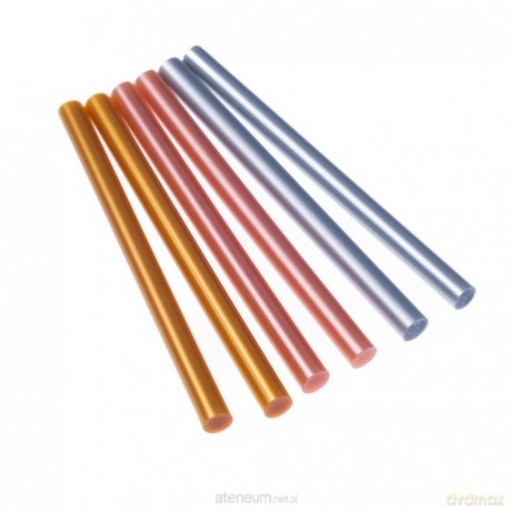 Wkłady klejowe metaliczne 7mm 6szt