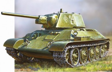 ZVEZDA T3476 Soviet Tank Snap Kit 5001 [MODELARSTWO]