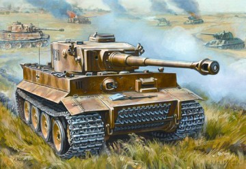 ZVEZDA Tiger I (early production) 5002 [MODELARSTWO]