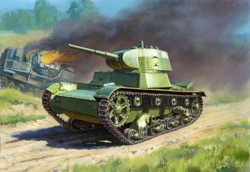 ZVEZDA Soviet Light Tank T26 6113 [MODELARSTWO]