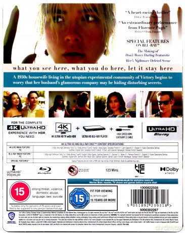 Don't Worry Darling (Nie martw się, kochanie) (steelbook) [Blu-Ray 4K]+[Blu-Ray]