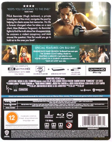 Reminiscence (Reminiscencja) (steelbook) [Blu-Ray 4K]+[Blu-Ray]