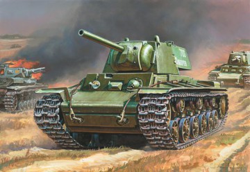 ZVEZDA KV1 Soviet Heavy Tank 6141 [MODELARSTWO]