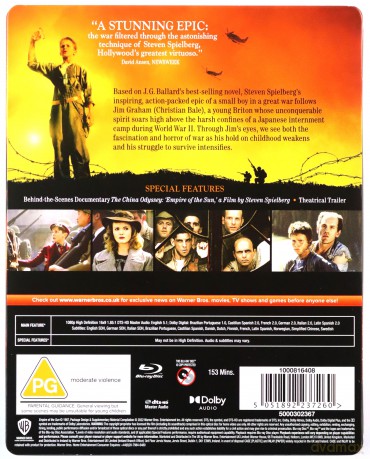 Empire of the Sun (Imperium Słońca) (35th Anniversary Edition) (steelbook) [Blu-Ray]